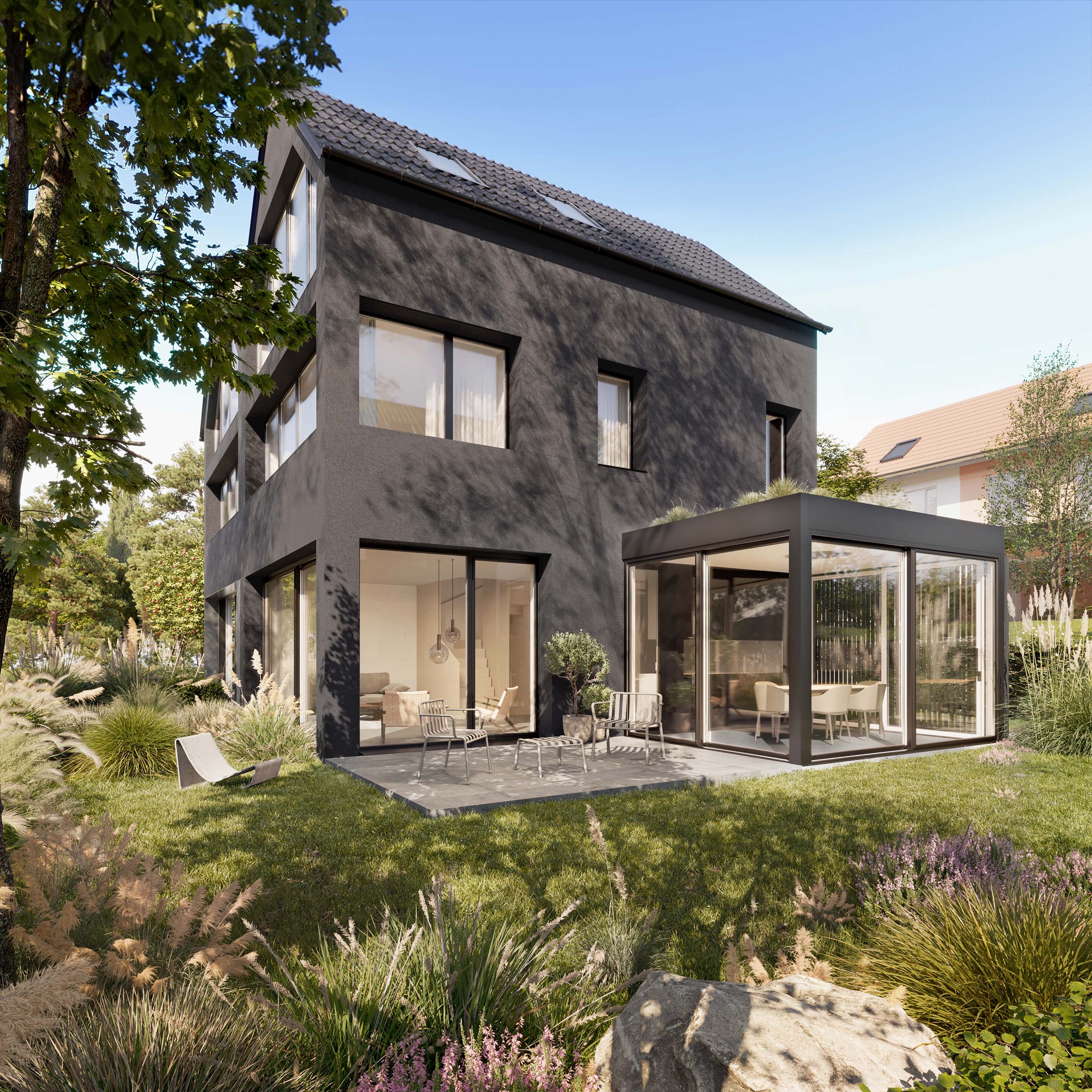 Neubauprojekt: Modernes 6.5-Zimmer-Einfamilienhaus (Haus B) - 2